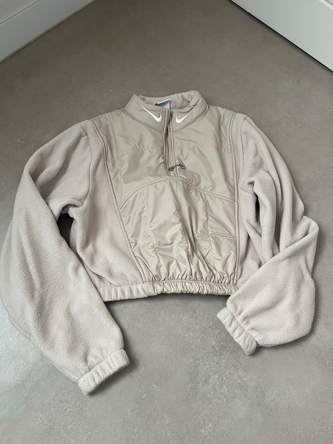 나이키 반집업 크롭 후리스 새것 스몰 상품이미지2