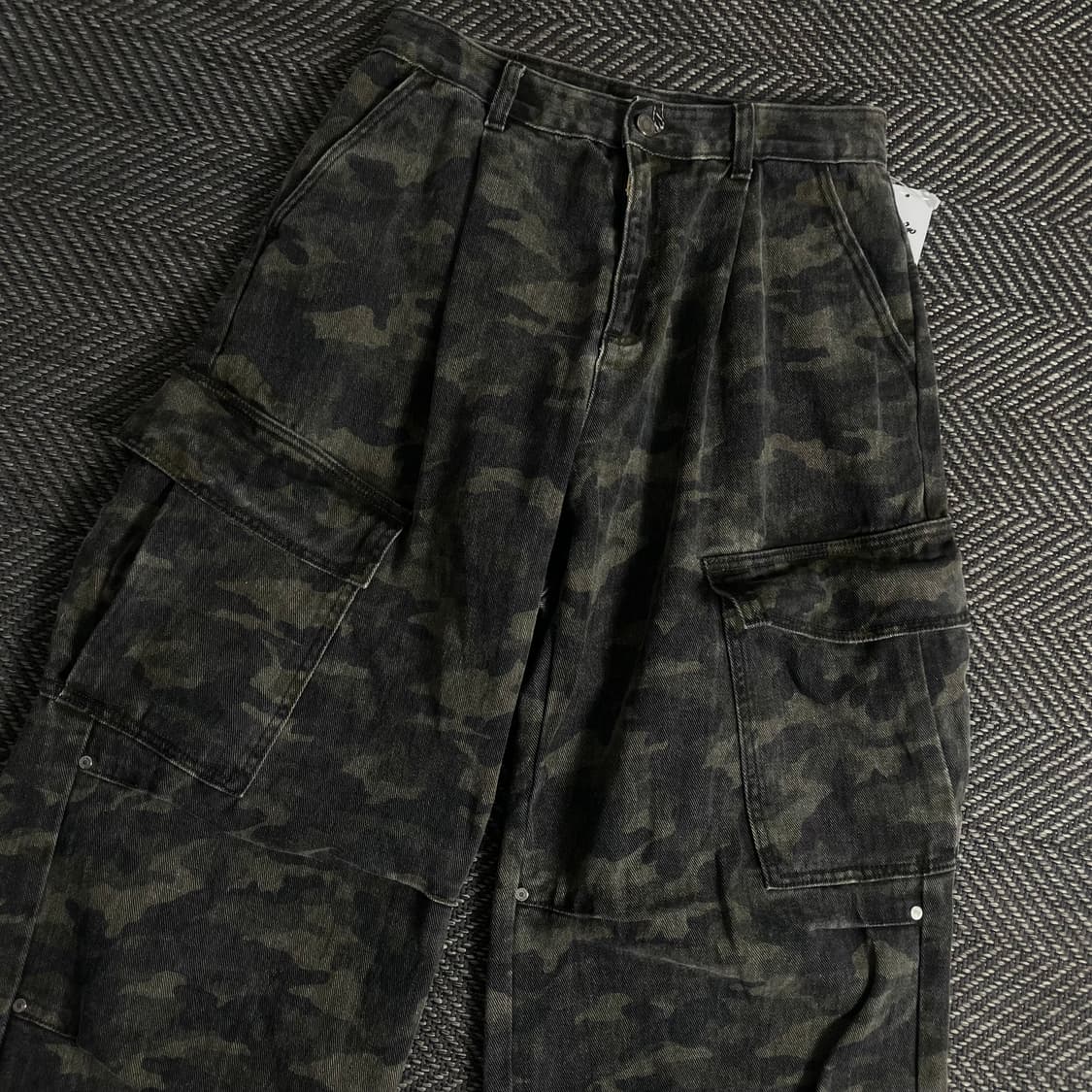 어반드레스 카모플라쥬 퍼티그 와이드 카고 팬츠o 3563 상품이미지3