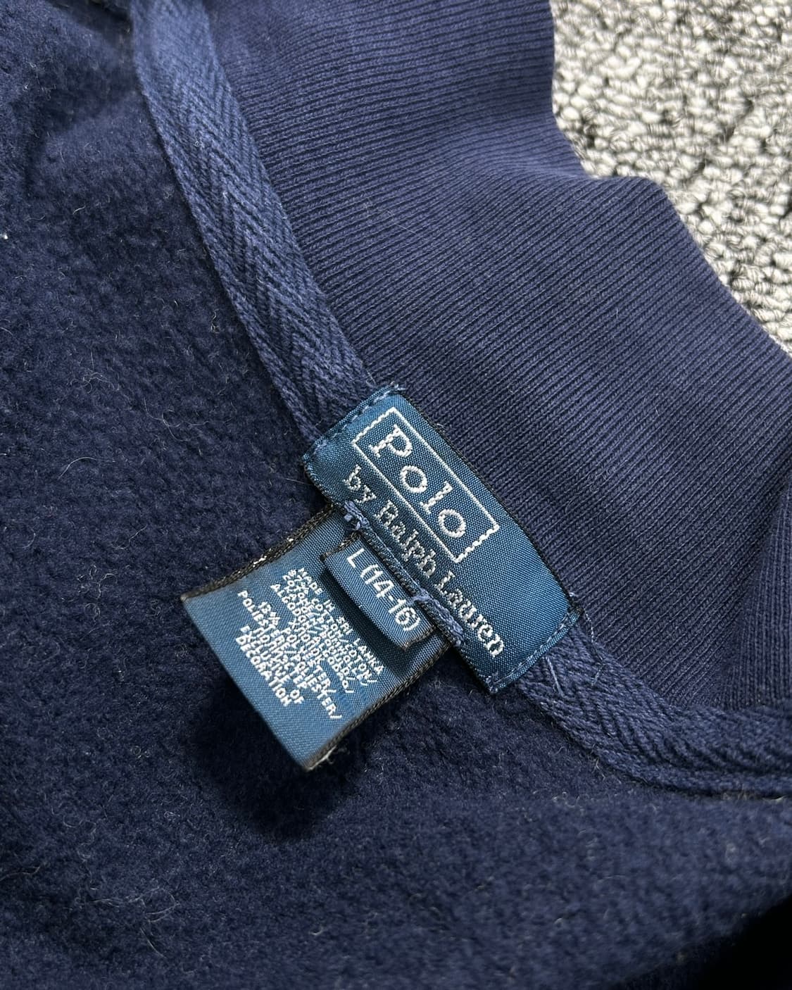 폴로 랄프로렌 옐로우 빅로고 집업  상품이미지7