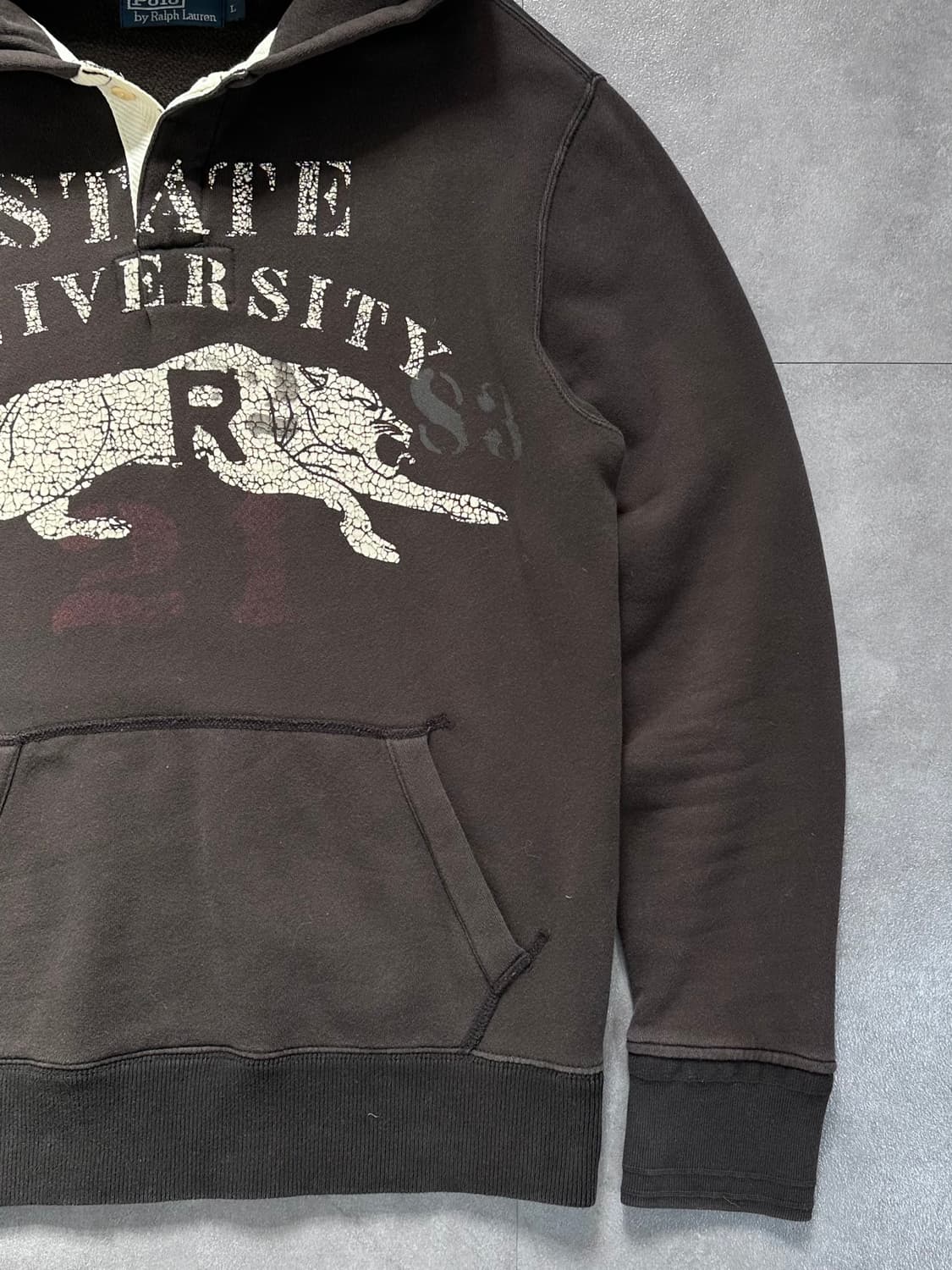 폴로 유니버시티 프린트 크랙 후디 (va.78) 상품이미지4