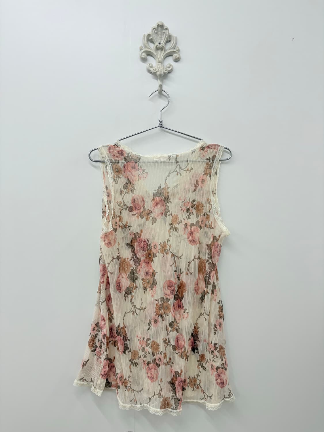 Flower pattern sleeveless  상품이미지3