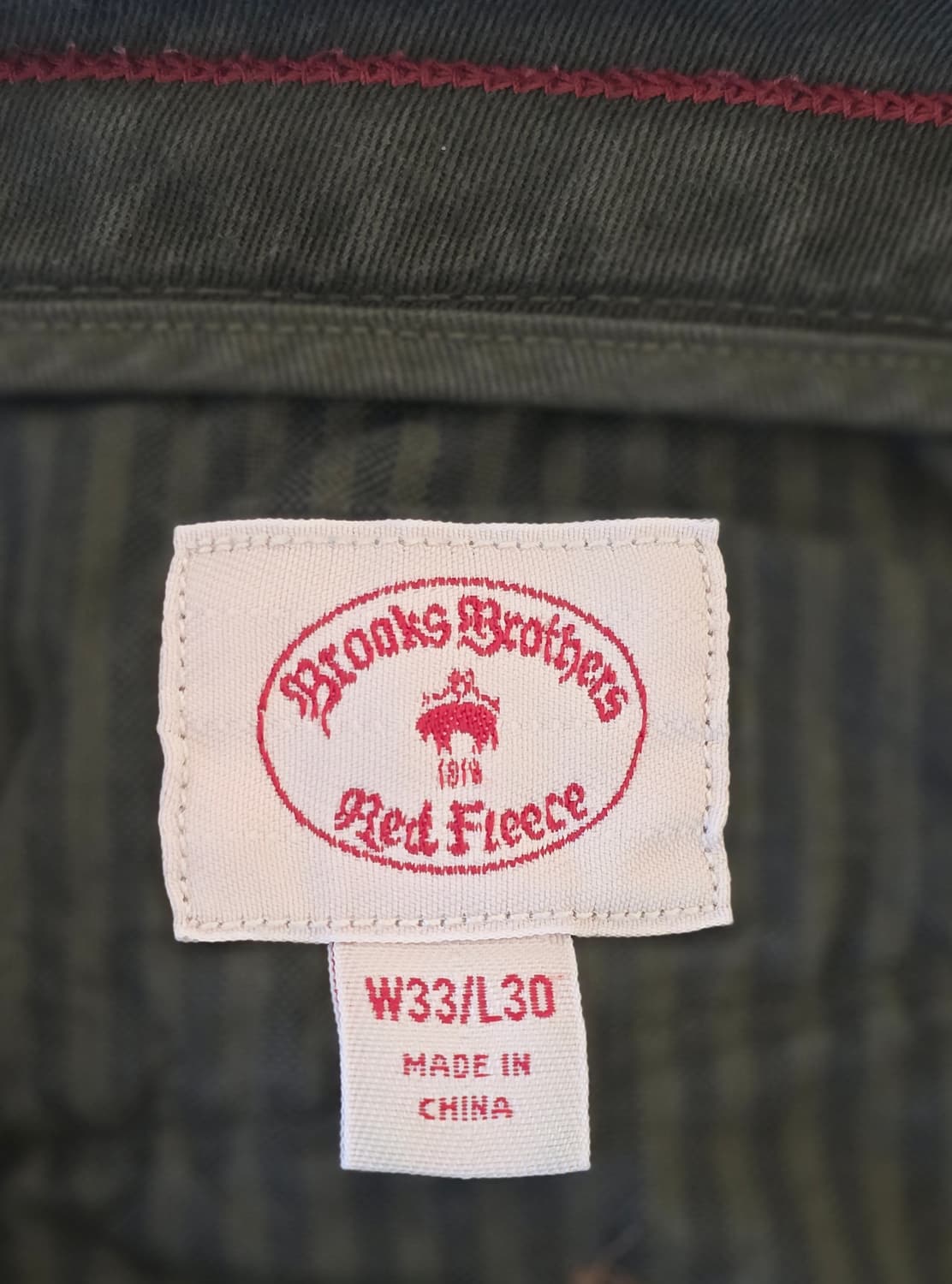 브룩스 브라더스(Brooks Brother's) 스트레치 데님바지 33" 상품이미지6