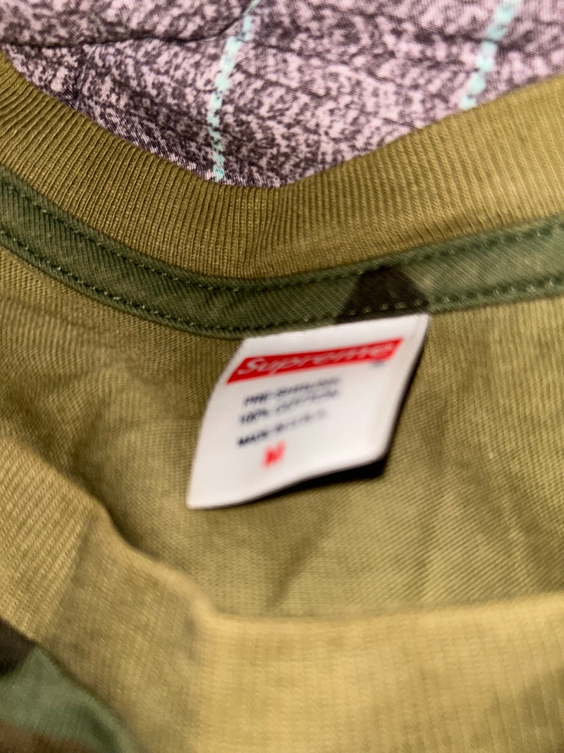 Supreme dead prez camo half tee (M) 상품이미지2