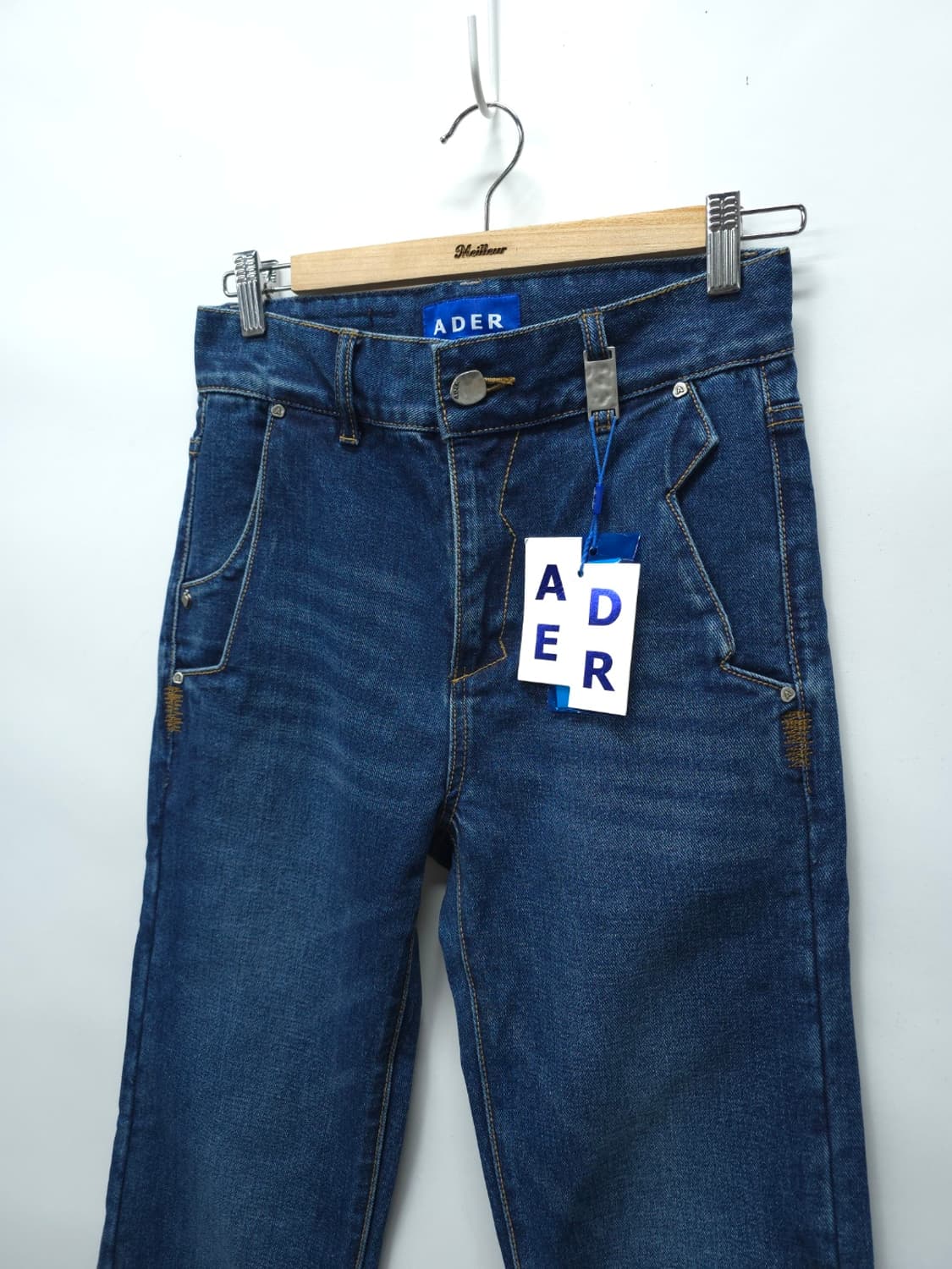 (새상품) 아더에러 여성 톤 패치 진 (블루/26~27) 상품이미지2