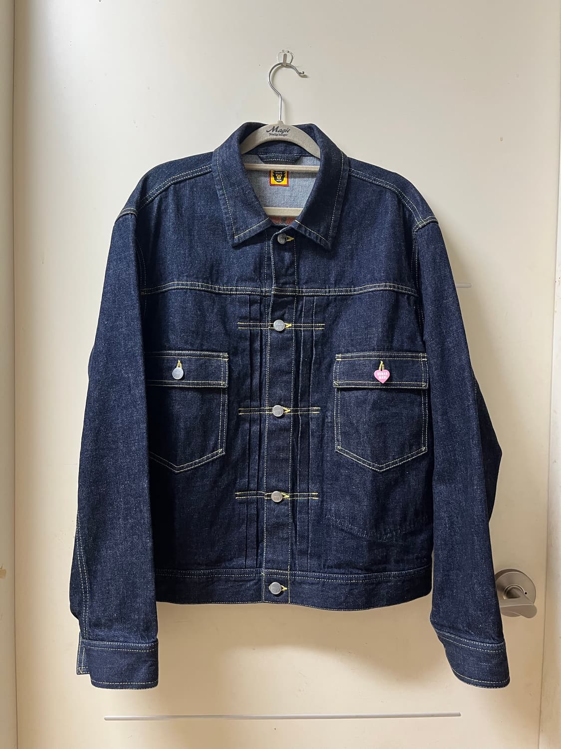 휴먼메이드 릴 우지 데님 청자켓L 상품이미지4