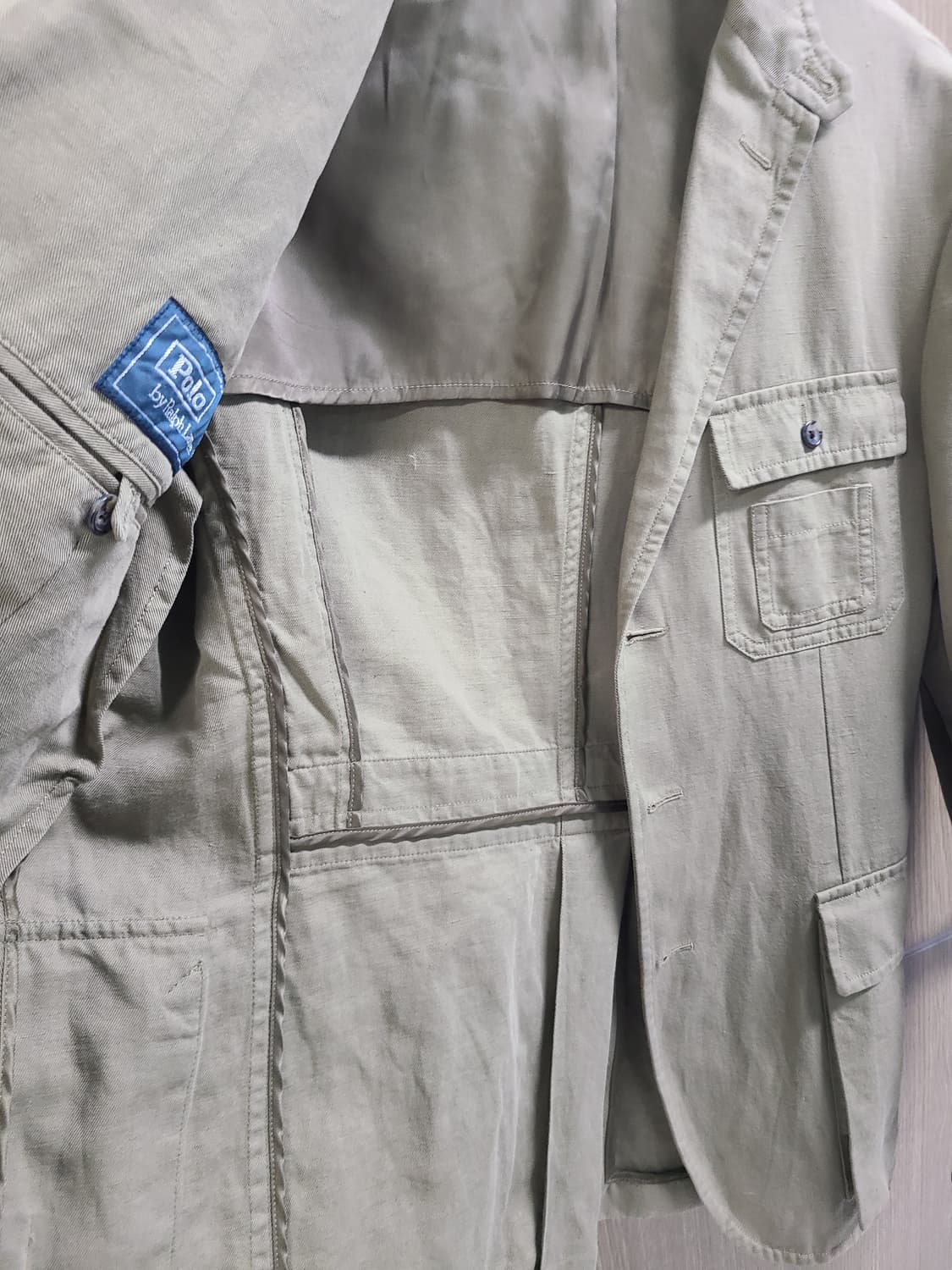 랄프로렌 카키색 면 자켓 상품이미지2