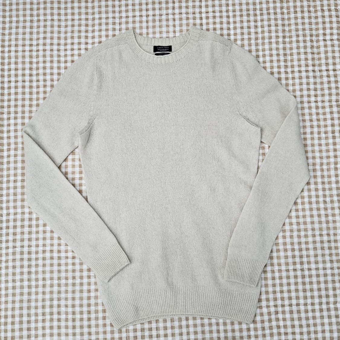 자라 모직 니트 스웨터 남자100 상품이미지1