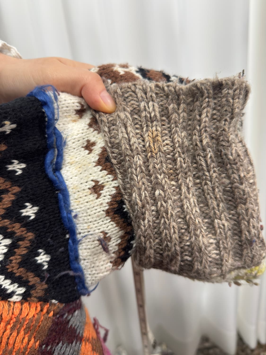 desigual multi color knit desing jacket  상품이미지7