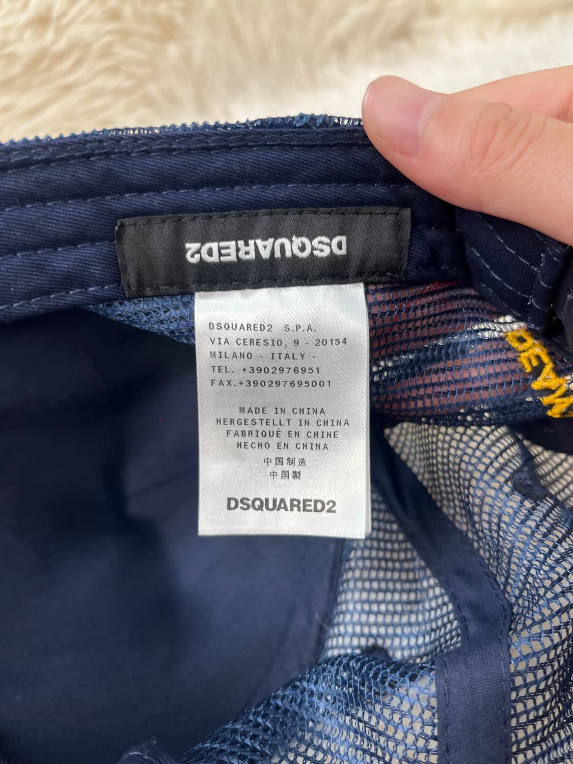 DSQUARED2 navy cap 상품이미지7