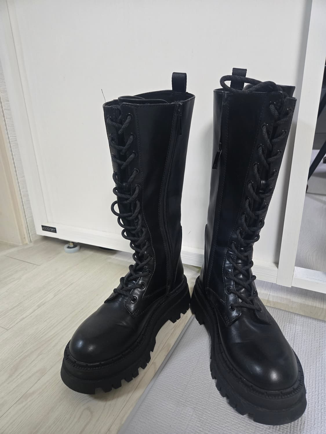 자라 레이스업 부츠 37 상품이미지1