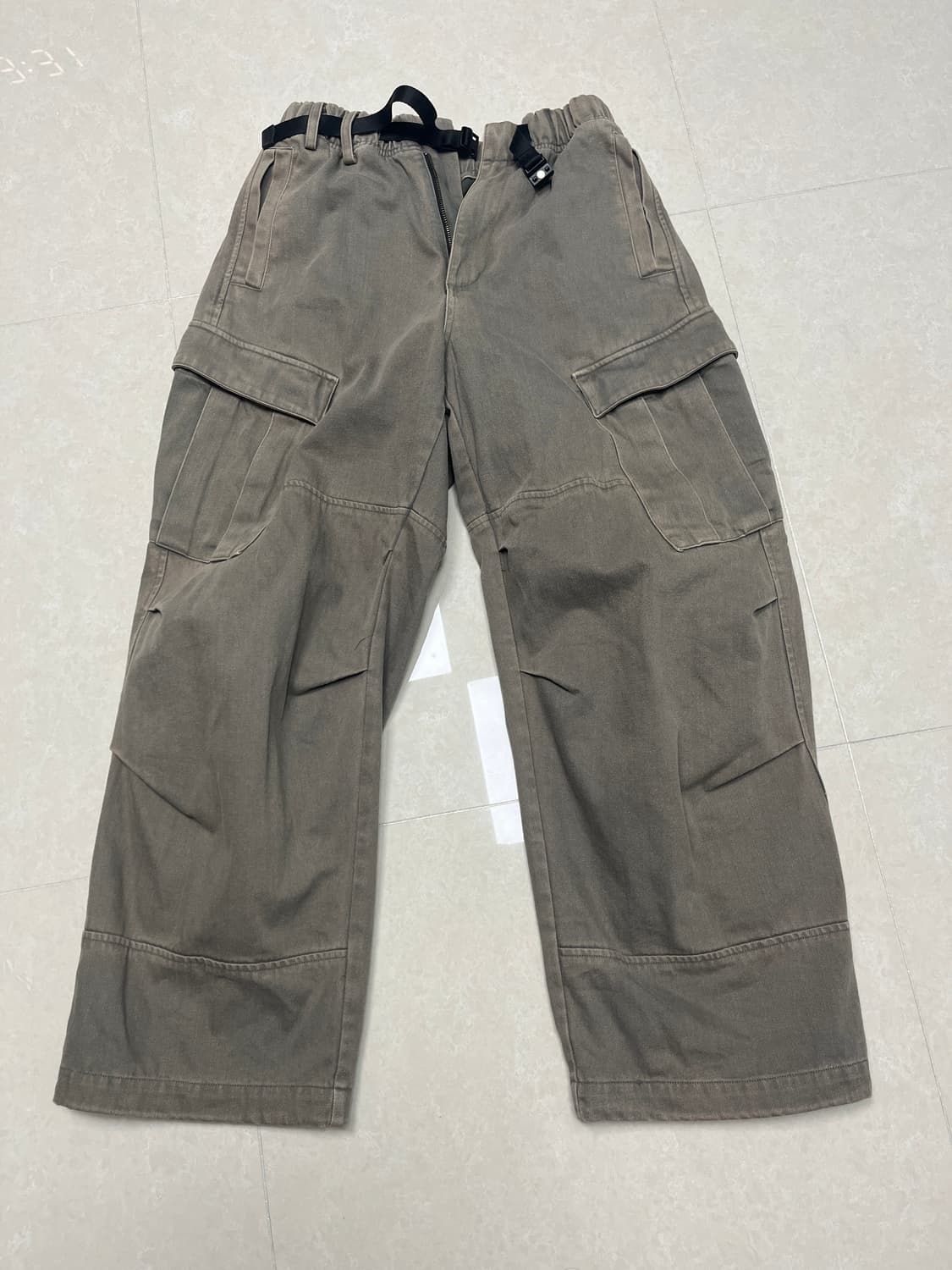 해칭룸 밀팬츠 워시드 올리브 상품이미지5