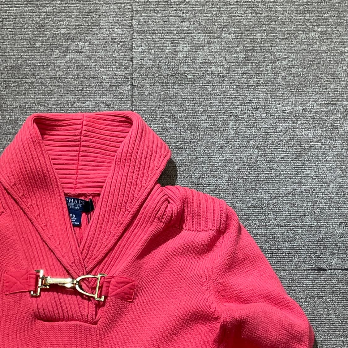 (S) CHAPS 챕스 숄카라 니트  상품이미지4