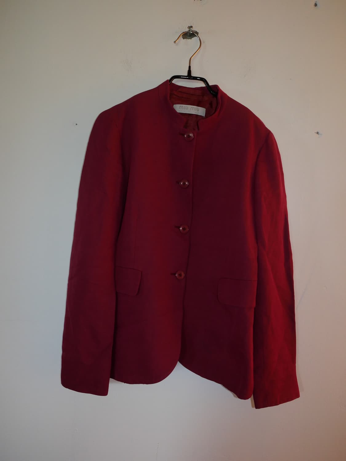 1990s Miu Miu linen blazer 상품이미지1
