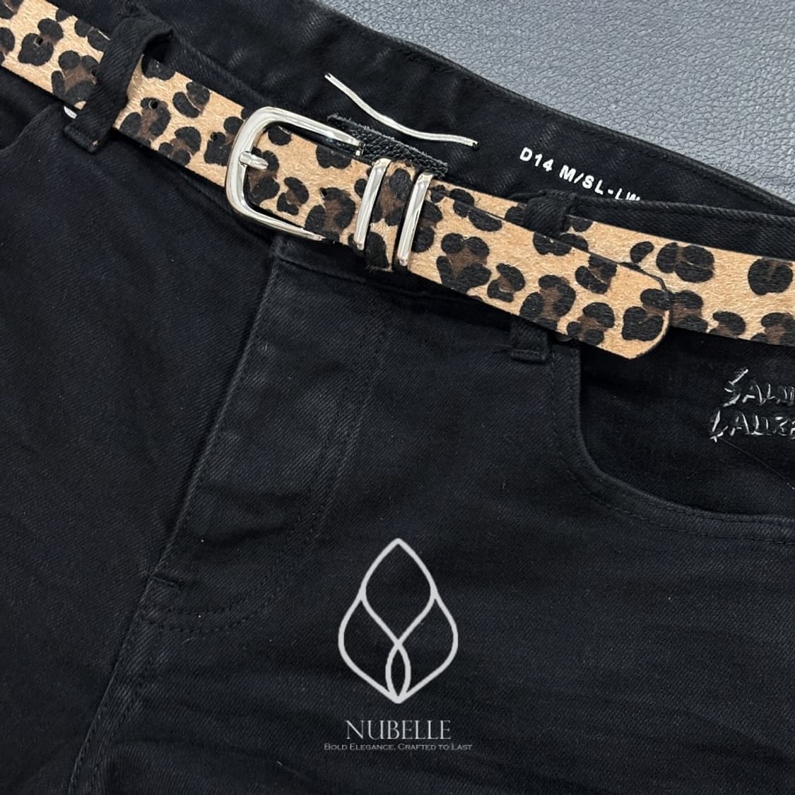 🌗 Leopard hair belt / 호피 레오파드 송치털 벨트 상품이미지3