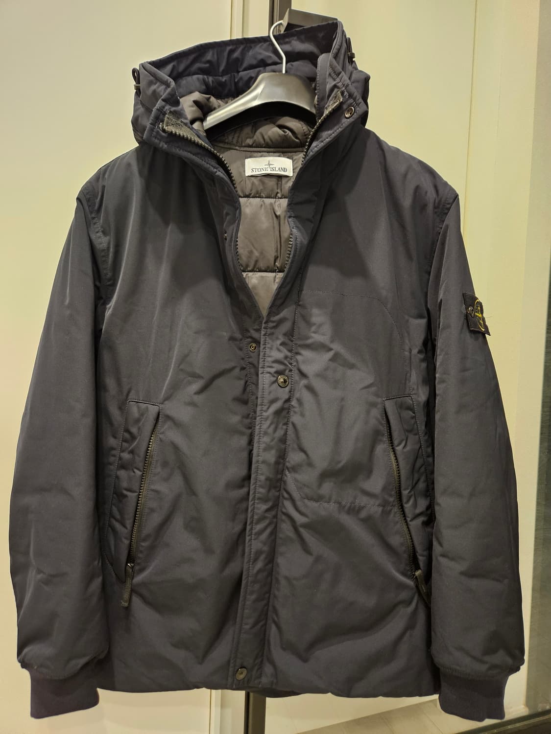 스톤아일랜드 마이크로 트윌 후드 자켓 (L사이즈) 상품이미지2