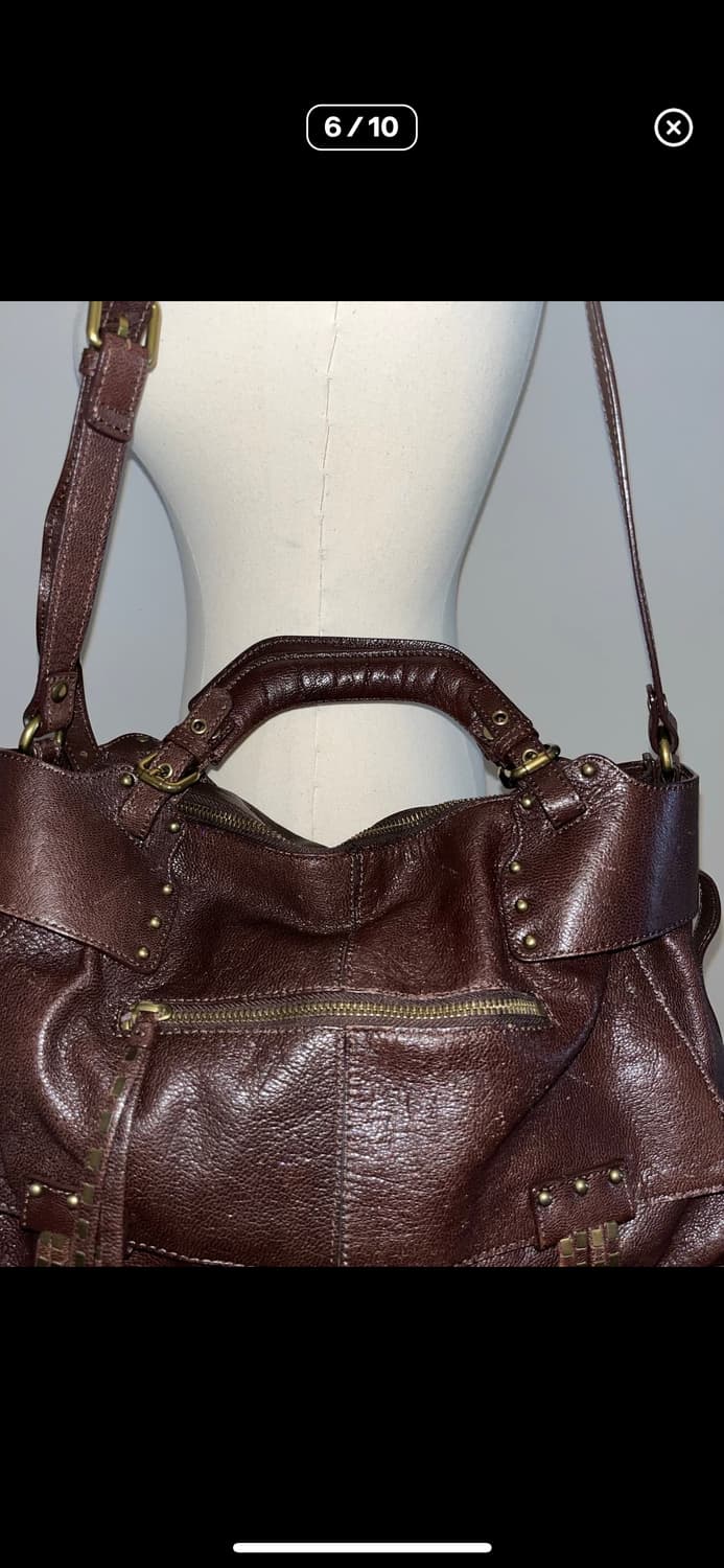 Kooba Red Brown Shoulder Bag 상품이미지6