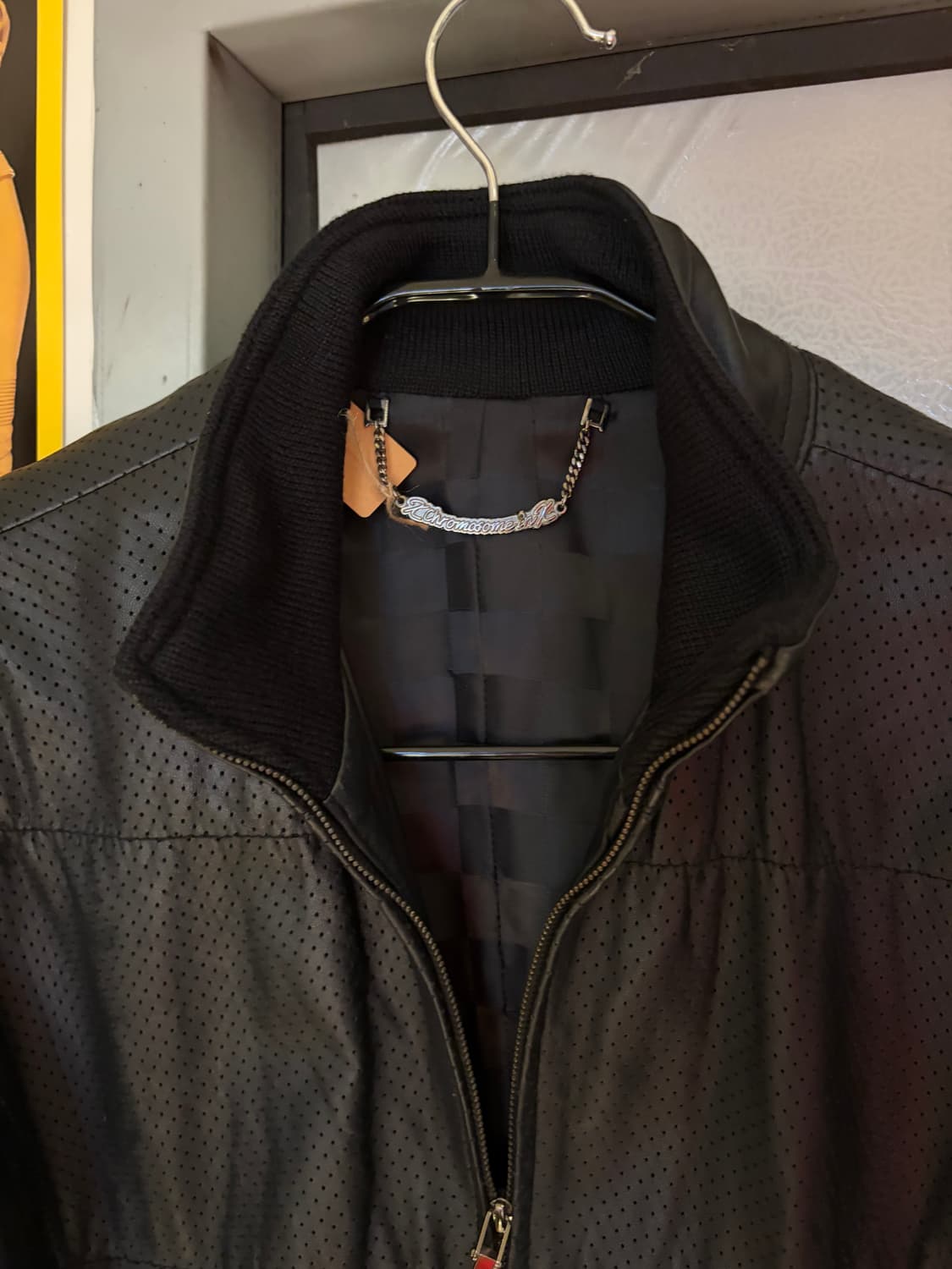 데코 양가죽레더자켓 상품이미지4