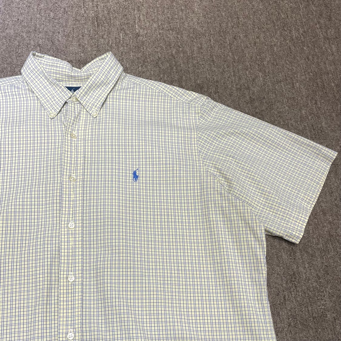 (XL) POLO 폴로 랄프로렌 체크 반팔 셔츠 클래식핏 상품이미지4