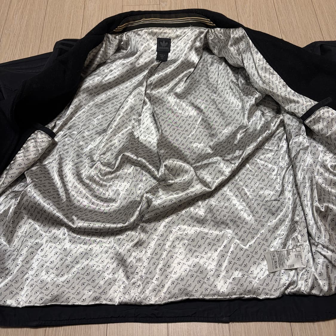 아디다스 X 베스파 00s 삼선 더블 울(양모) 라이더자켓 상품이미지5