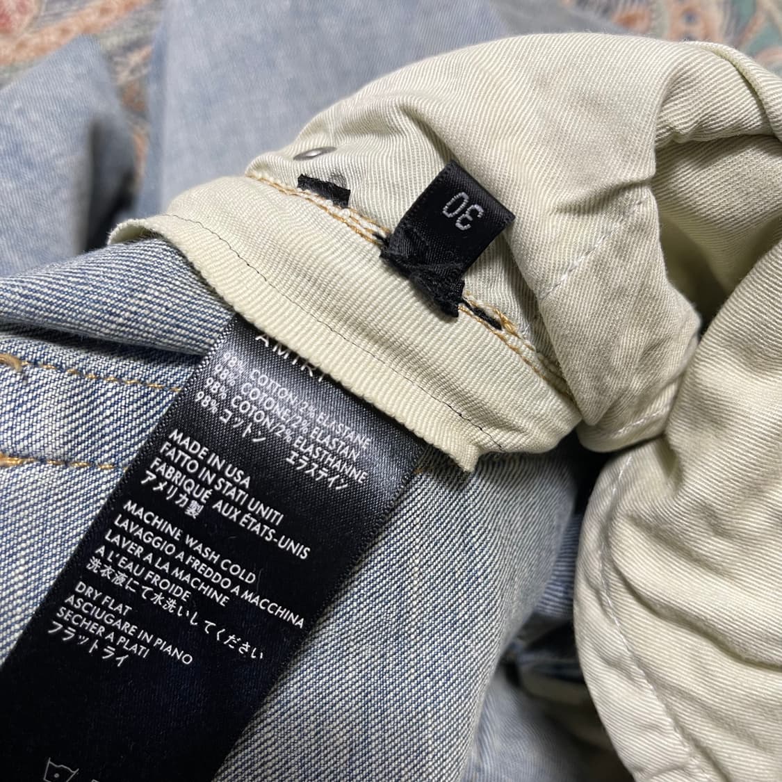 [30] Amiri 디스트레스 데님 팬츠 상품이미지10