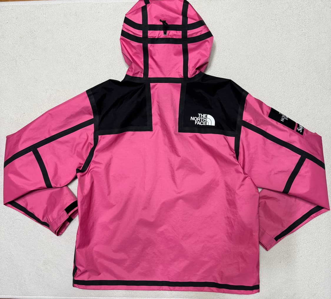 슈프림 노스페이스 서밋 시리즈 테이프 심 자켓 핑크 L 상품이미지9