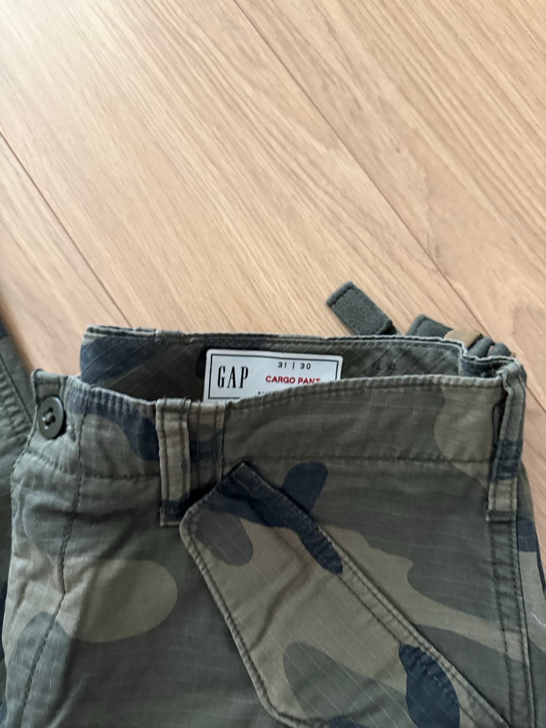 Gap 카모코튼팬츠 상품이미지2