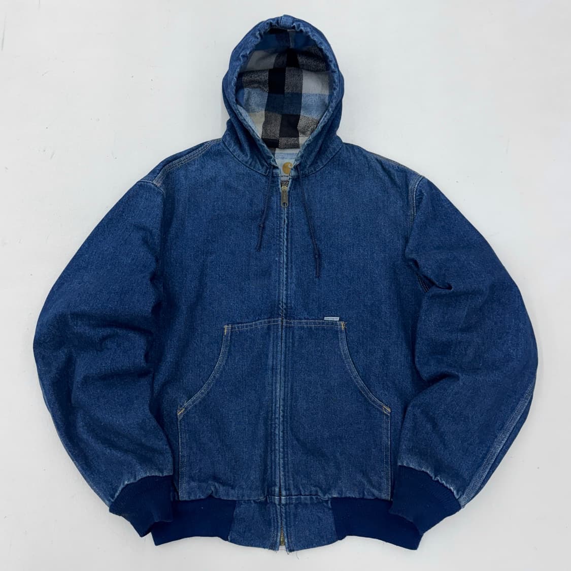 칼하트 90s OG JF848 데님 액티브 후드 워크 자켓 상품이미지2