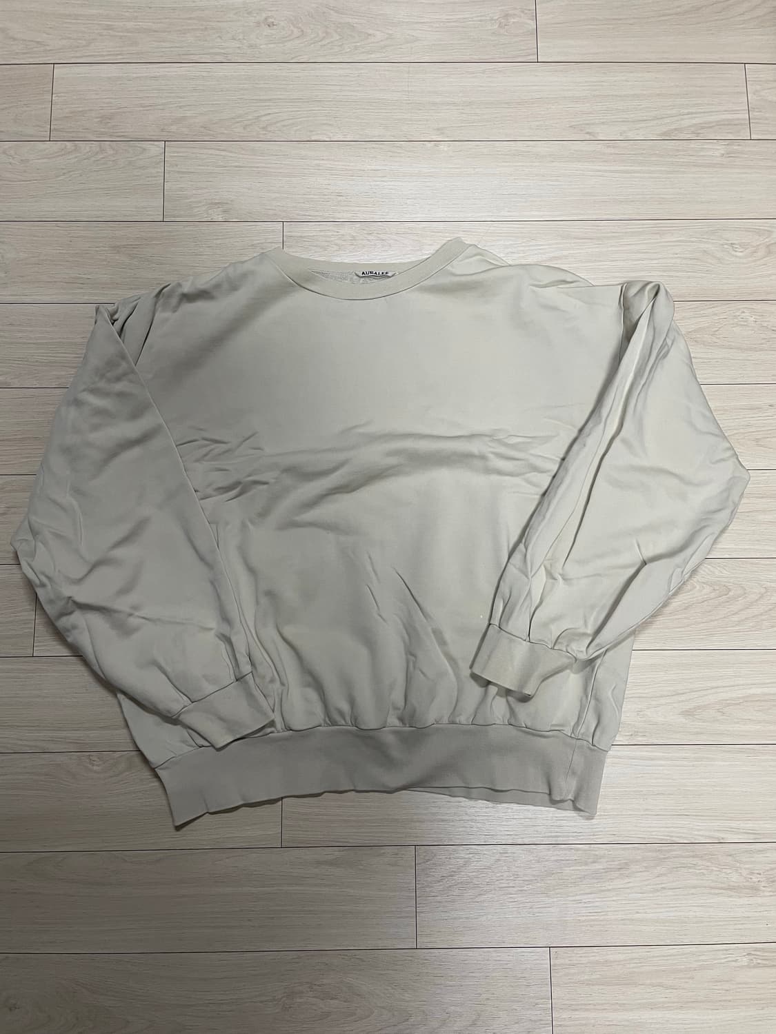 오라리 ELASTIC HIGH GAUGE SWEAT (IVORY/4) 상품이미지2