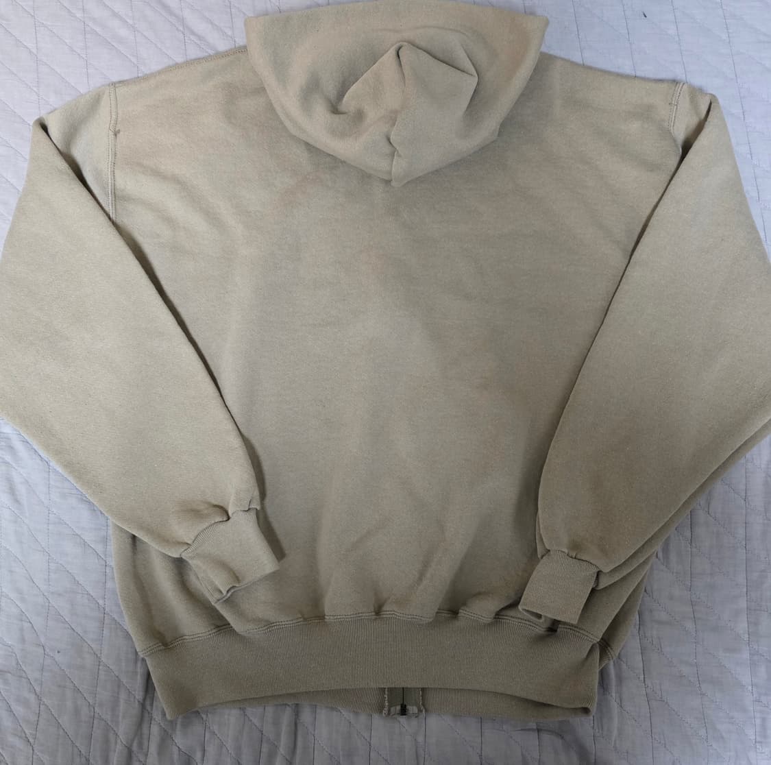 [XL] 90s 빈티지 러셀 애슬레틱 탄, 베이지 후드집업 상품이미지4