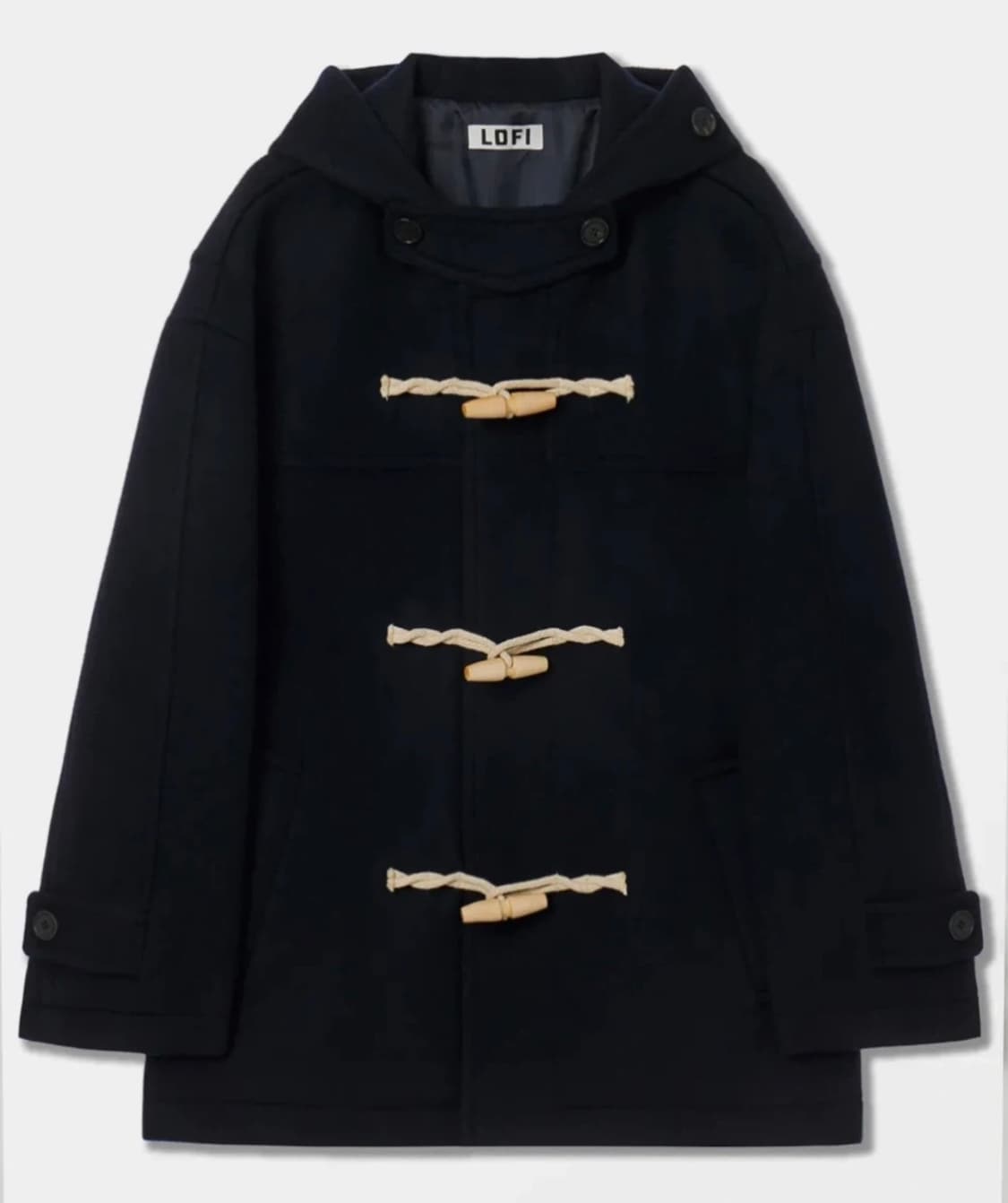 로파이 오버핏 스테디 숏 더플코트 상품이미지1