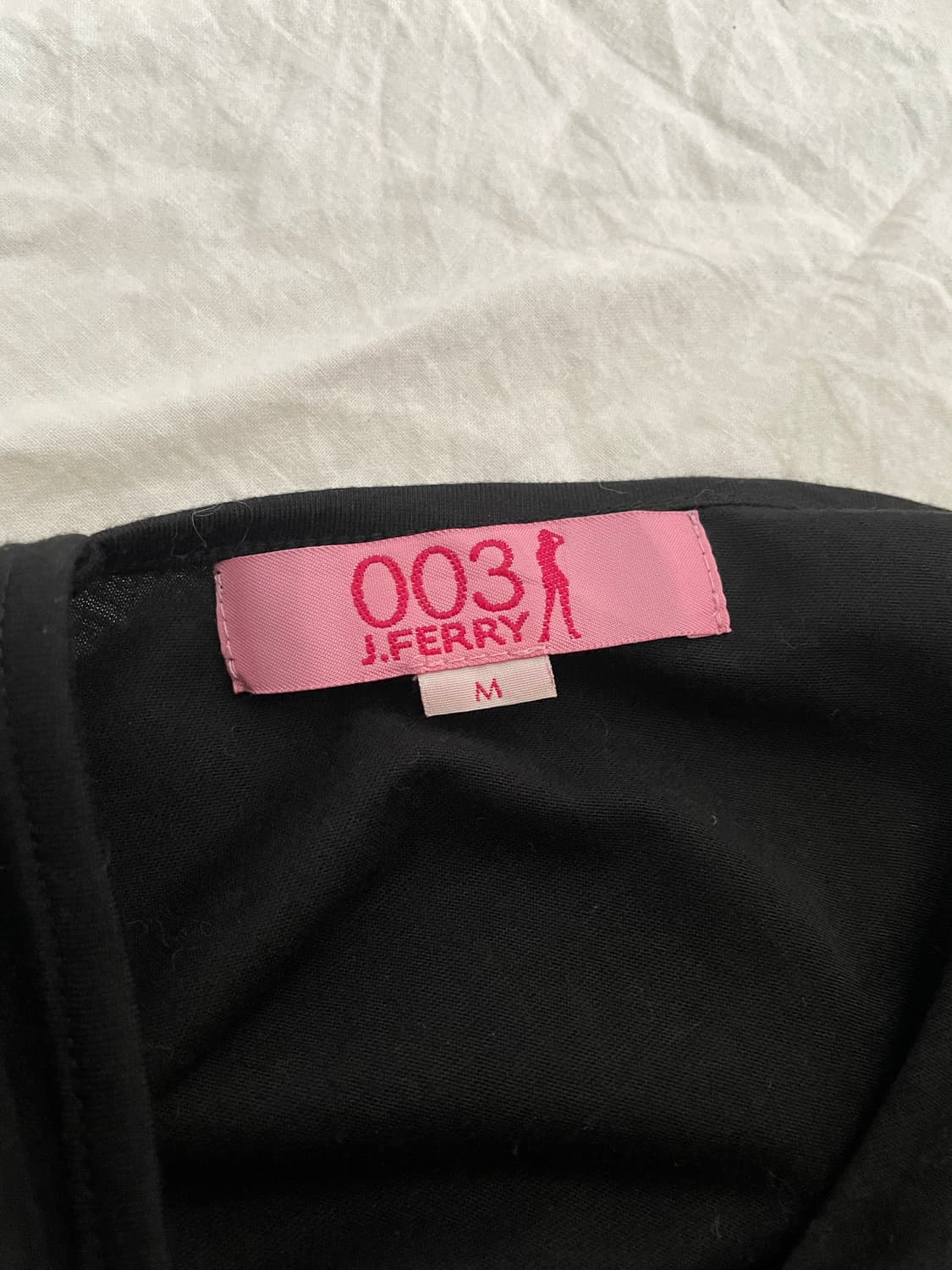 003 J.FERRY 백오픈 리본 루즈핏 블랙  상품이미지4
