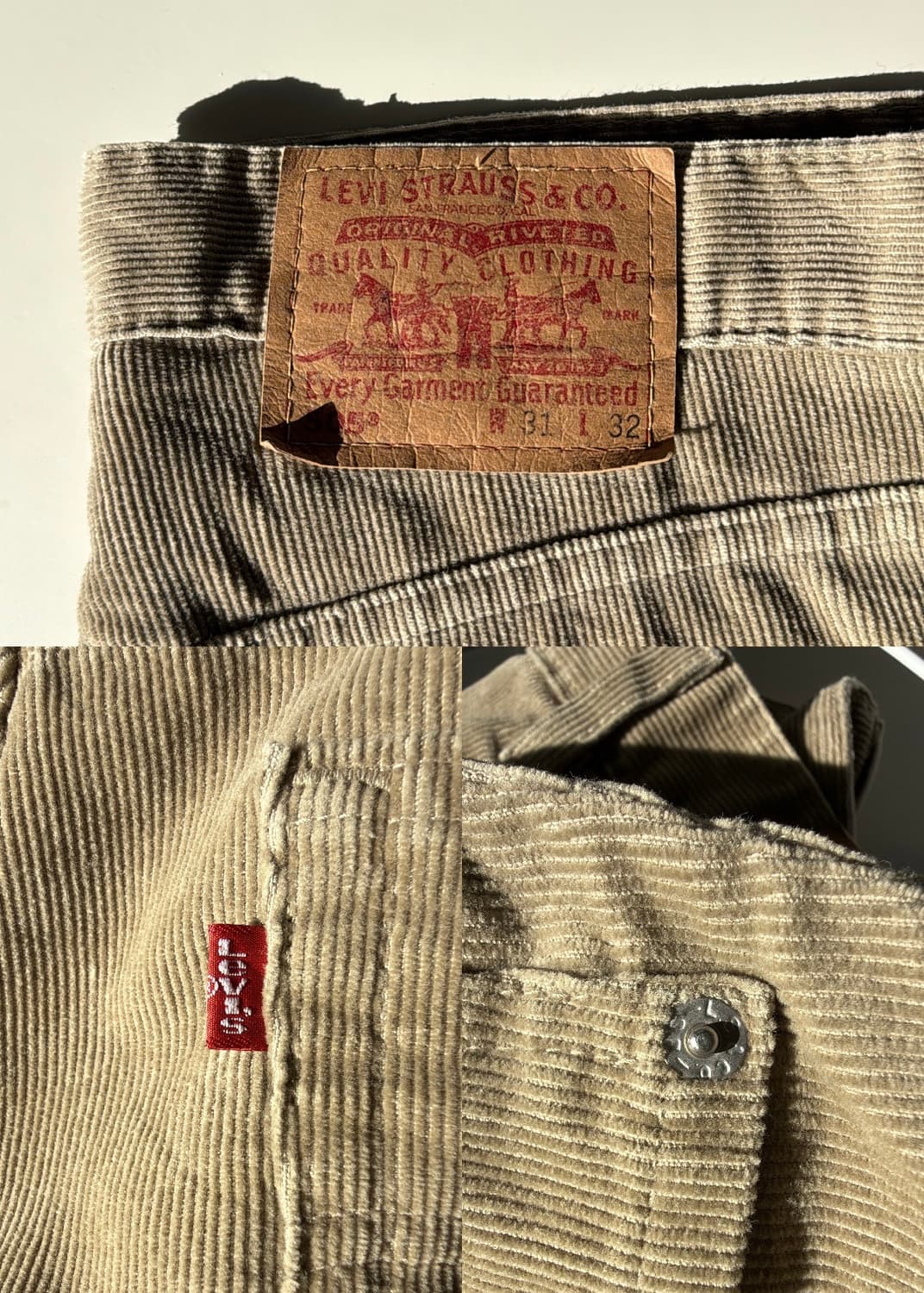 리바이스 2000s 코듀로이 505 팬츠 상품이미지8