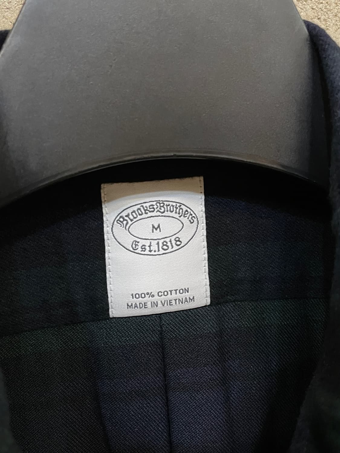 브룩스 브라더스 블랙와치 체크 셔츠  상품이미지5