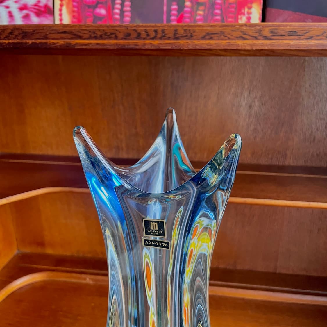 [빈티지 화병] 70‘s 빈티지 밀레피오리 유리 화병 상품이미지8