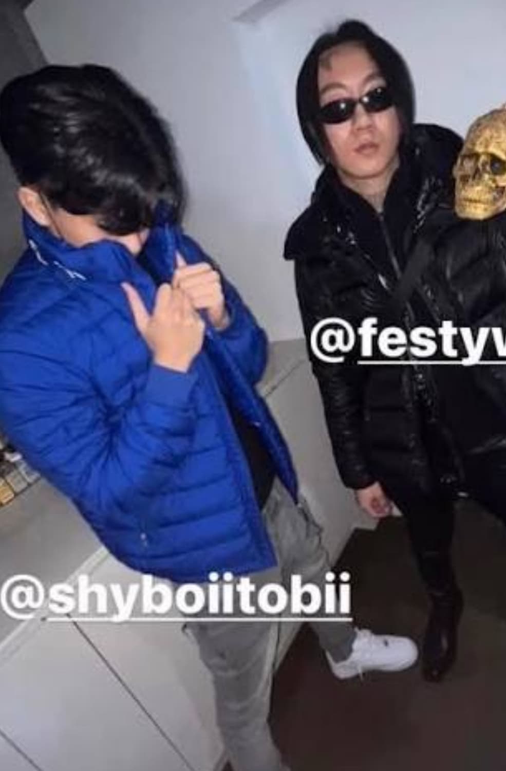 몽클레르 아키오 구스다운 패딩 *샤이보이토비 착용* 상품이미지2