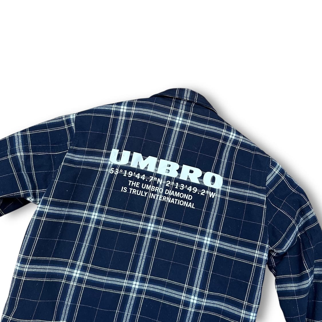 엄브로 체크 양털 자켓 상품이미지4