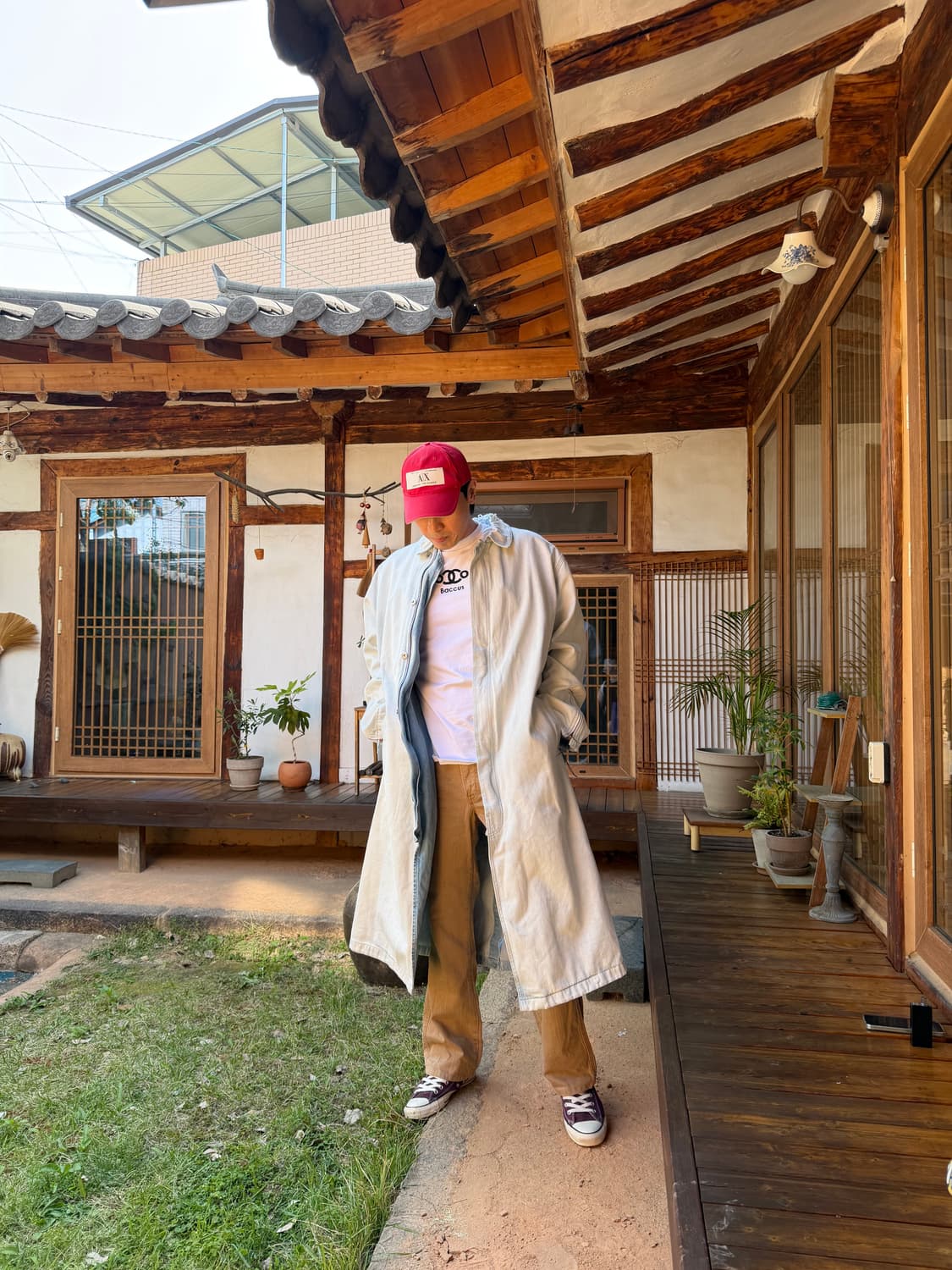 032c 데님 연청 롱바바리 상품이미지6