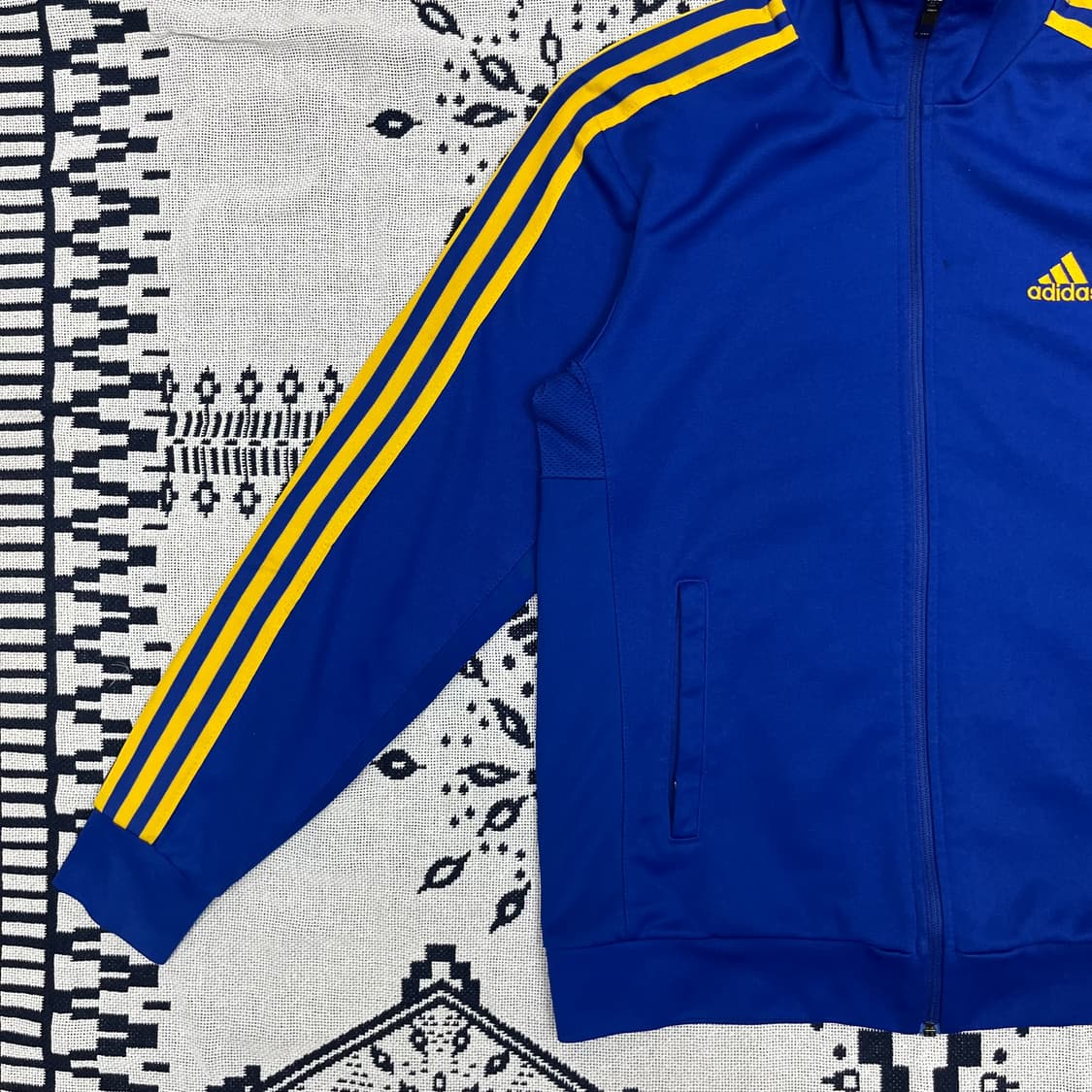 아디다스 로고 삼선 져지 자켓 상품이미지3