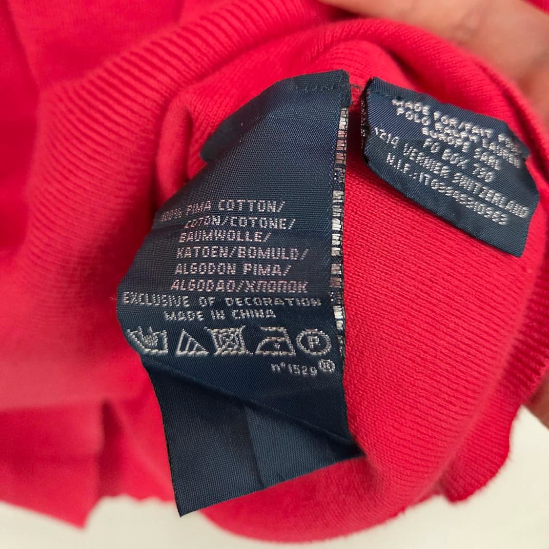 폴로 랄프로렌 브이넥 코튼 니트(M) 상품이미지7