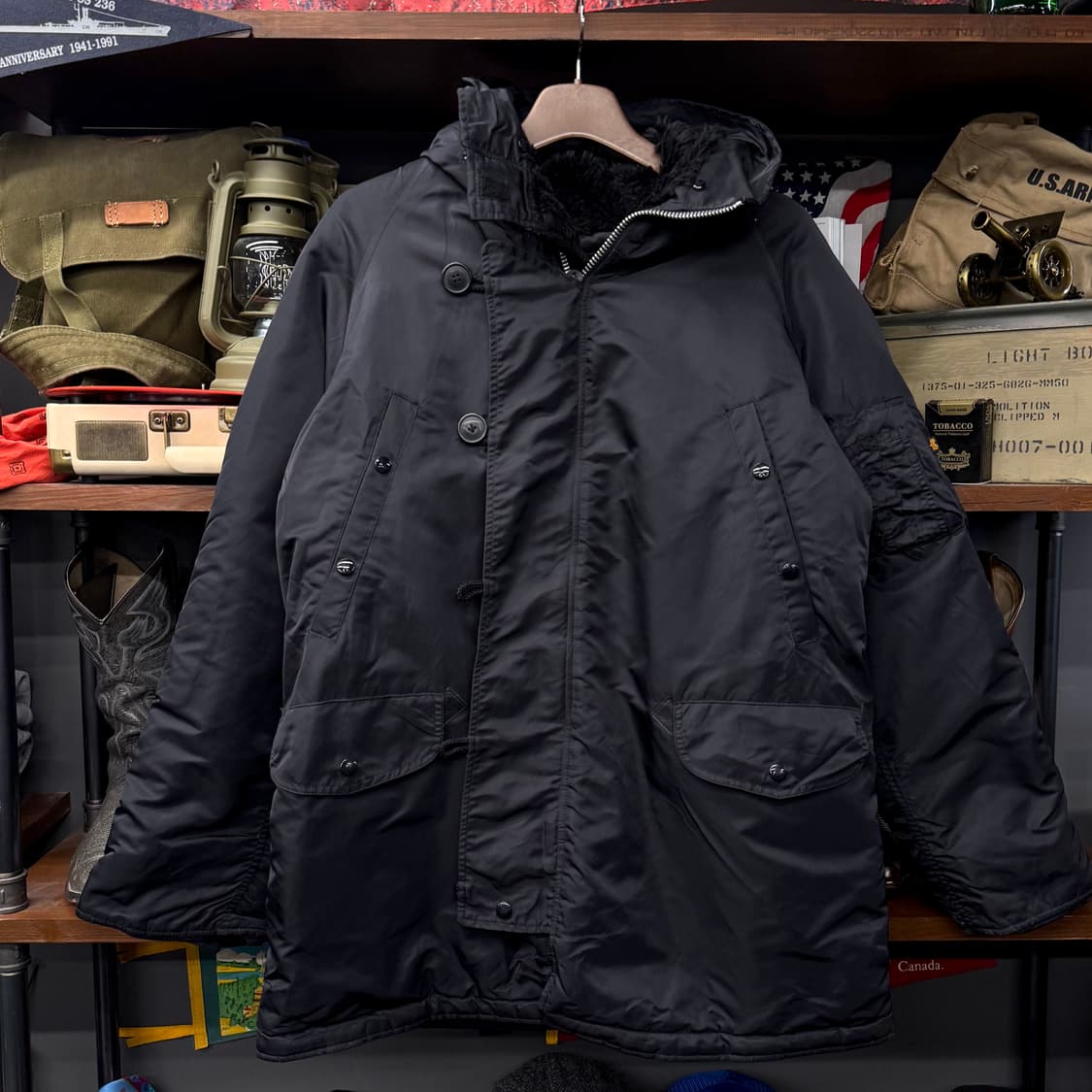 알파 인더스트리 N3B 밀리터리 퍼 후드 야상 자켓 파카 복각 N134 상품이미지1