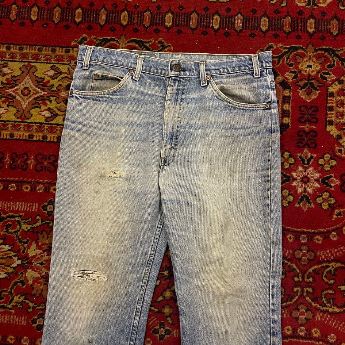 90s USA 빈티지 리바이스 517 오렌지탭 데님팬츠 상품이미지2