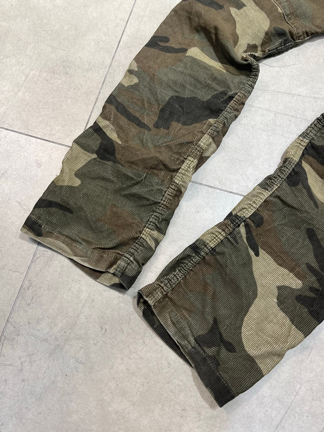 일본 빈티지 back number 밀리터리 카모 카고 골덴 팬츠  상품이미지6