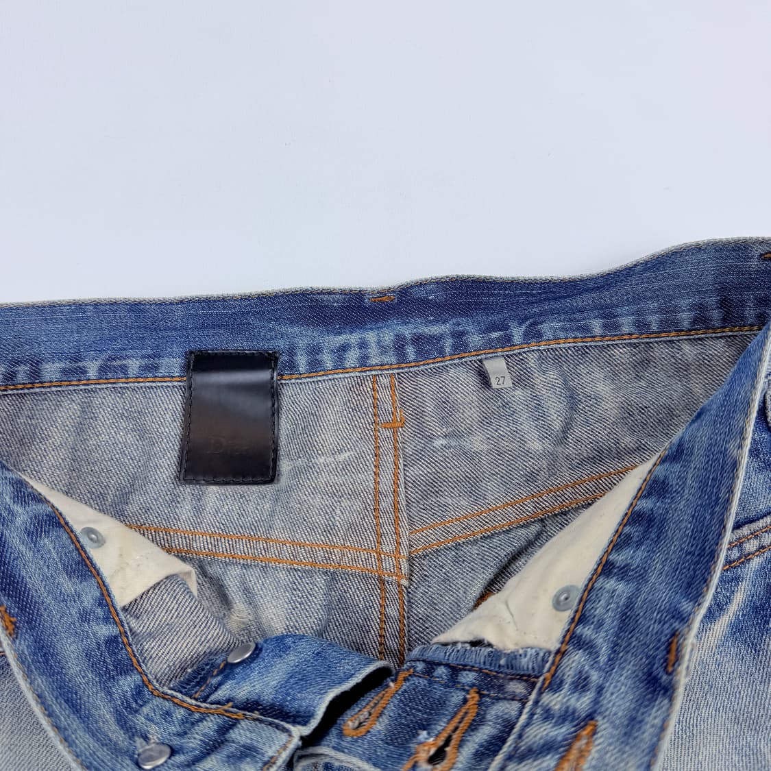 디올 애디슬리먼 00s 데님팬츠 상품이미지3