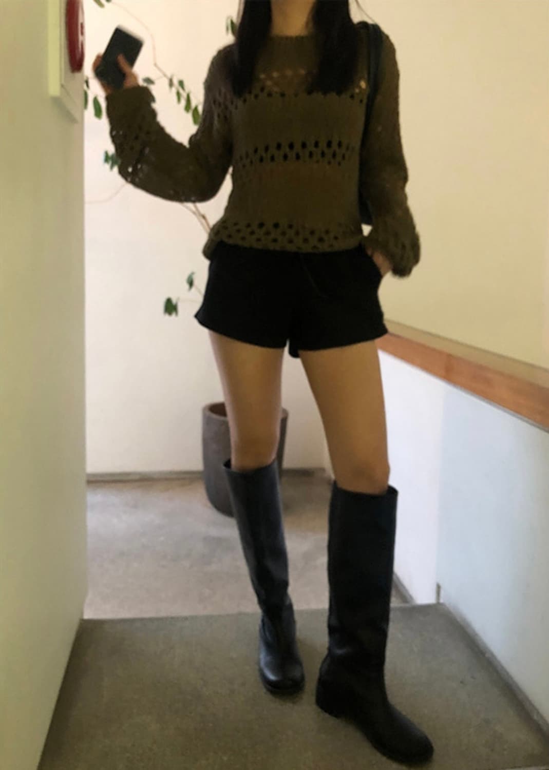 펀칭 그물 니트 (미착용 새상품) 상품이미지4