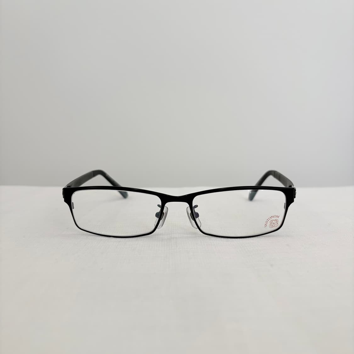 VASTONOM 매트블랙 사각 빈티지메탈테 상품이미지1