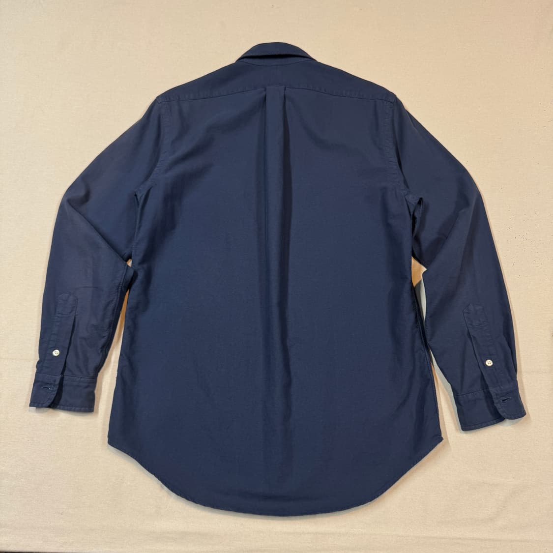 S) 폴로 랄프로렌 클래식 가먼트다이 옥스포드 셔츠 네이비 상품이미지5