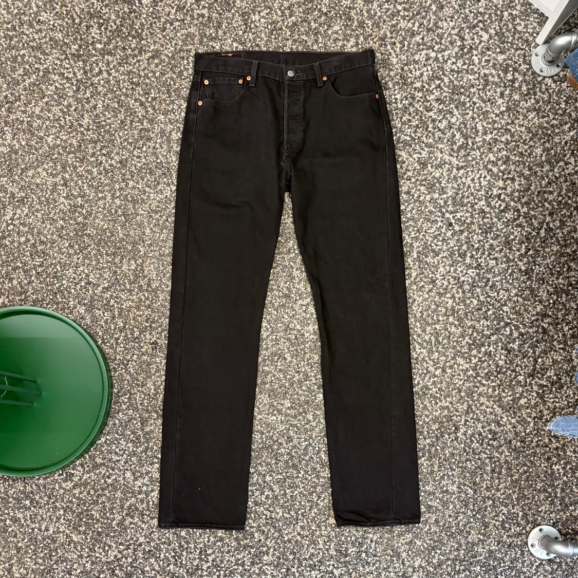 리바이스 501 스트레이트 블랙진 (33) 상품이미지4