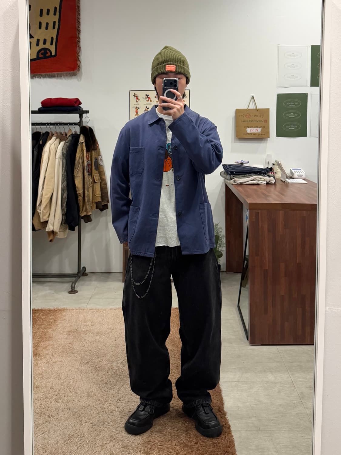 90s French work jacket 프렌치 워크 자켓 상품이미지2