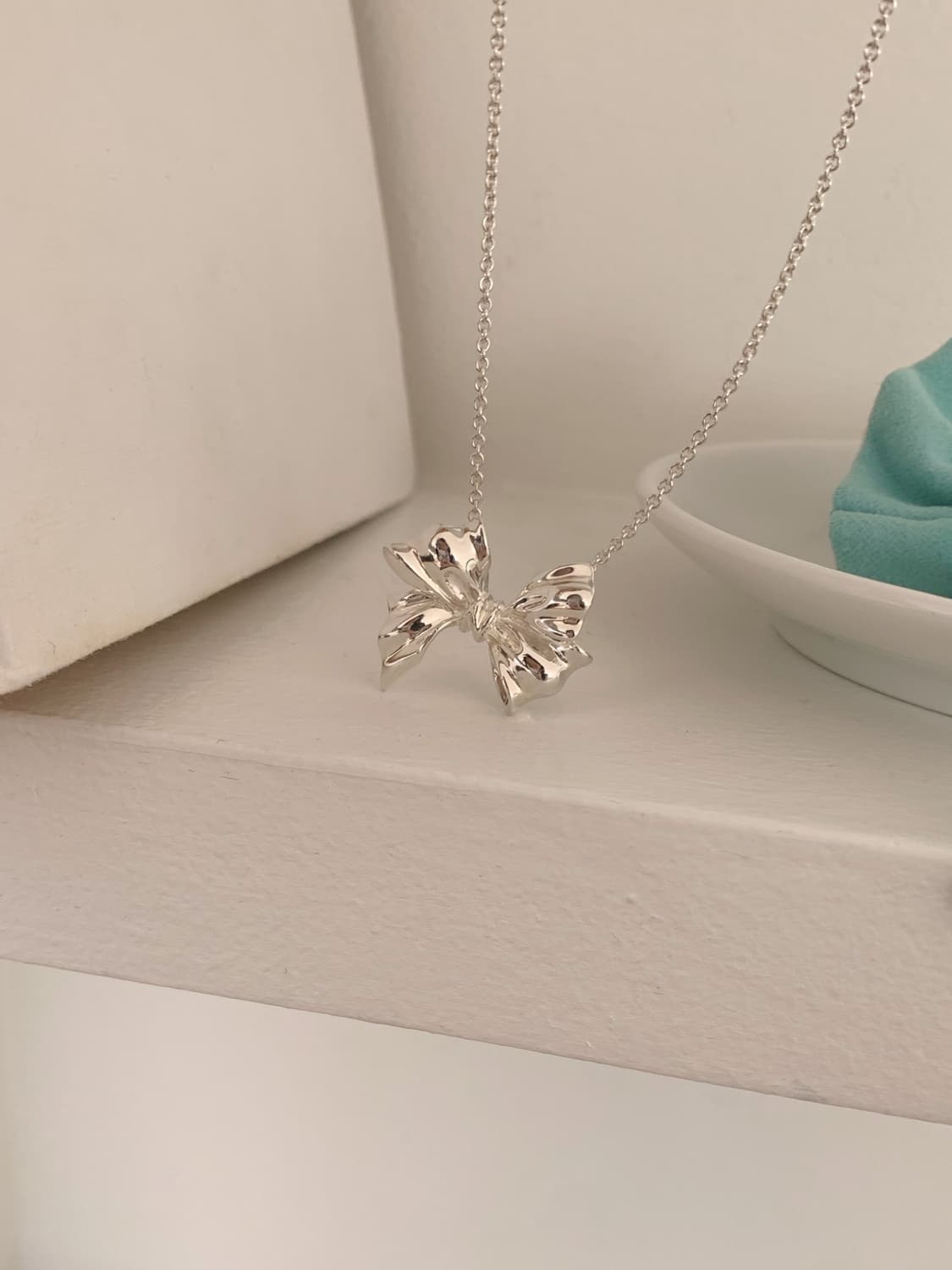 [ 티파니앤코 ]  티파니 라지 보우 리본 목걸이 상품이미지7