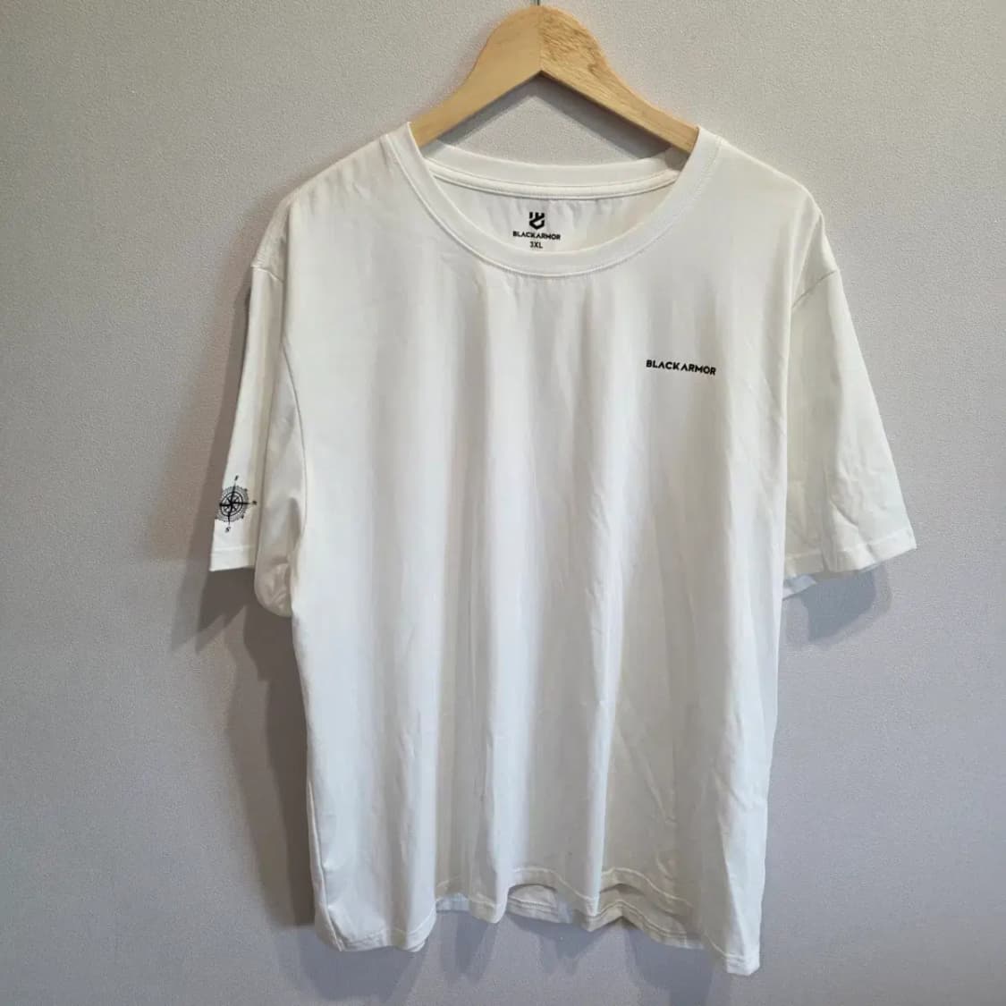 블랙아머 흰색 반팔 티셔츠 3XL 상품이미지1